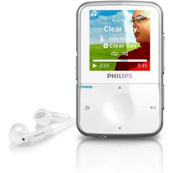 PHILIPS SA1VBE04W MP3 PLAYER/FM 4GB