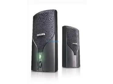 PHILIPS SPA2200 4W RMS 1+1 HOPARLÖR (SİYAH) KUTULU