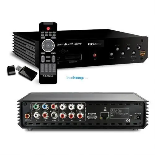 PIRANHA UNIQUE S-TYPE FULL HD MEDIA PLAYER
