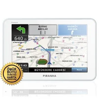 PIRANHA EVOQUE 4.3″ GPS NAVİGASYON CİHAZI