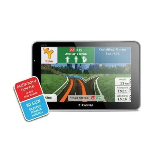 Piranha Infinity 5″ Gps+Bluetooth+Fm Navigasyon