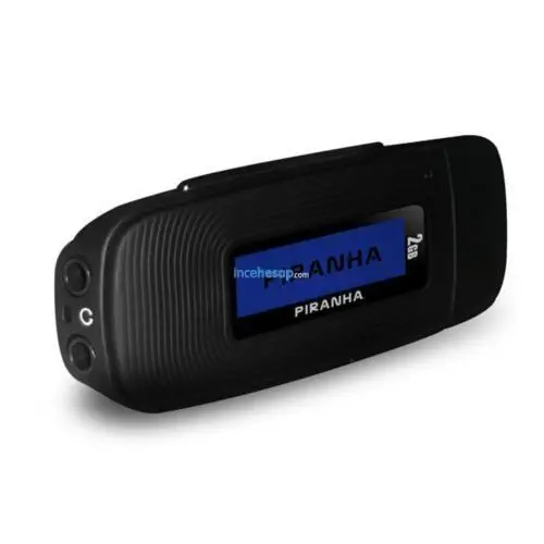 PIRANHA GHOST PLUS 2GB DİJİTAL MP3 GRİ