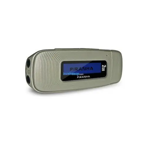 PIRANHA GHOST PLUS 2GB DİJİTAL MP3 GRİ