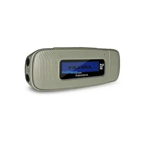 PIRANHA GHOST PLUS 2GB DİJİTAL MP3 GRİ