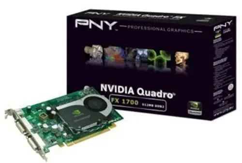 PNY QUADRO FX1700 (128Bit) 512MB DDR2 16X