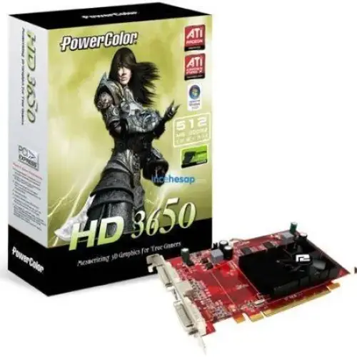 POWERCOLOR ATI HD3650 (128Bit)1GB DDR2 DVI 16X