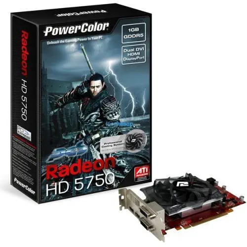 POWERCOLOR ATI HD5750(128Bit)1GB GDDR5 DVI+HDMI 16