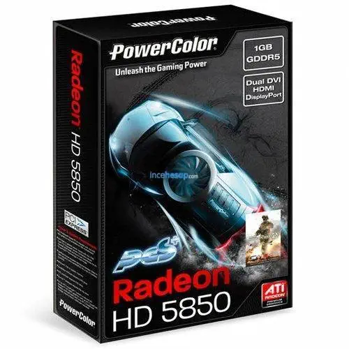 POWERCOLOR ATI HD5850(256Bit) 1GB DDR5 DVI HDMI 16