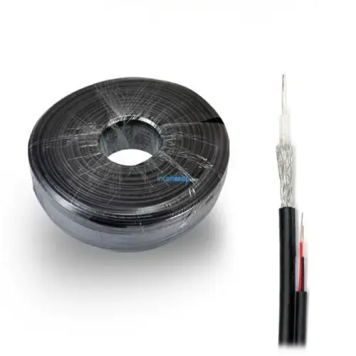 Redrock CCTV 2+1, SYV Coaxial Cable-100mt Roll