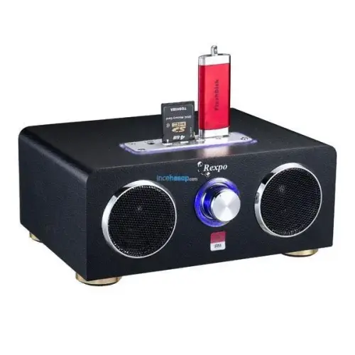 REXPO DK-10 SD/USB BELLEK GİRİŞLİ TAŞINABİLİR MÜZİK KUTUSU 