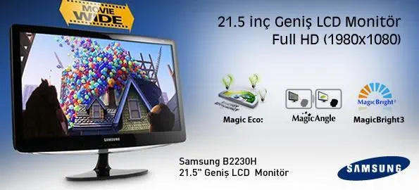SAMSUNG B2230H 21.5 LCD MONİTOR