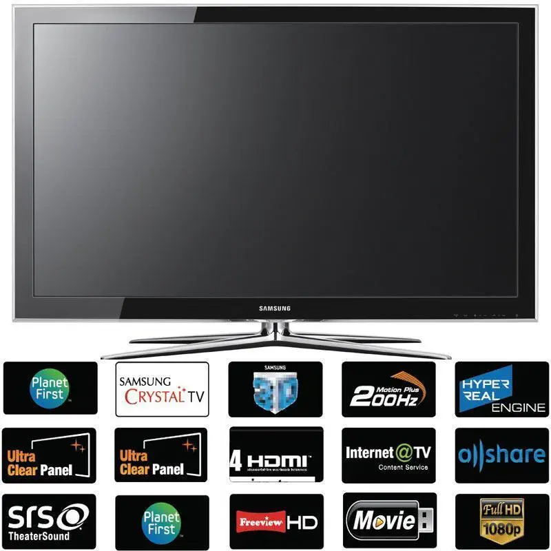 SAMSUNG LE-40C750 40″ 200 Hz 3D LCD TV