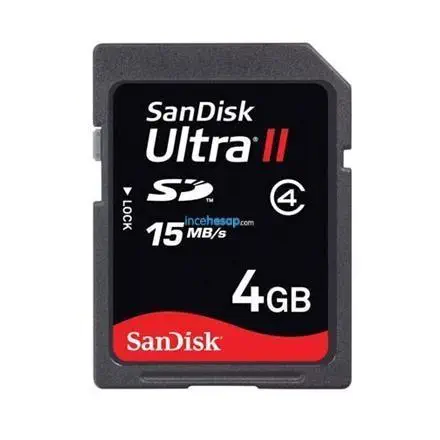 4 GB SD Ultra SDHC 15MB/s SDSDH-004G-U46 Sandisk