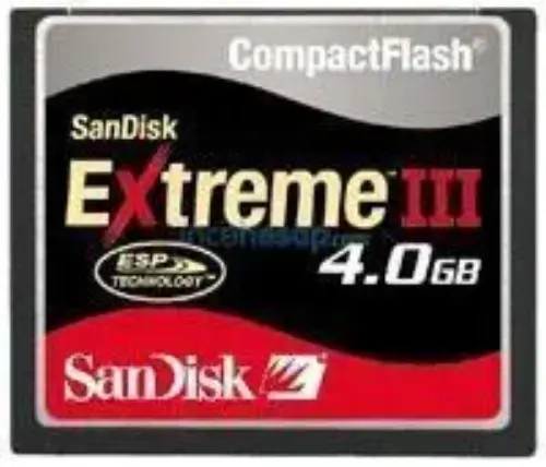 SANDISK 4 GB EXTREME III COMPACT FLASH HAFIZA KARTI