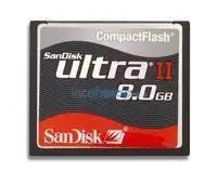 SANDISK 8 GB CF ULTRA II COMPACT FLASH 