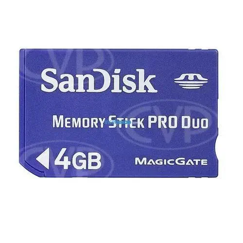 4 GB MS MEMORY STICK PRO DUO SDMSPD-004G-B35