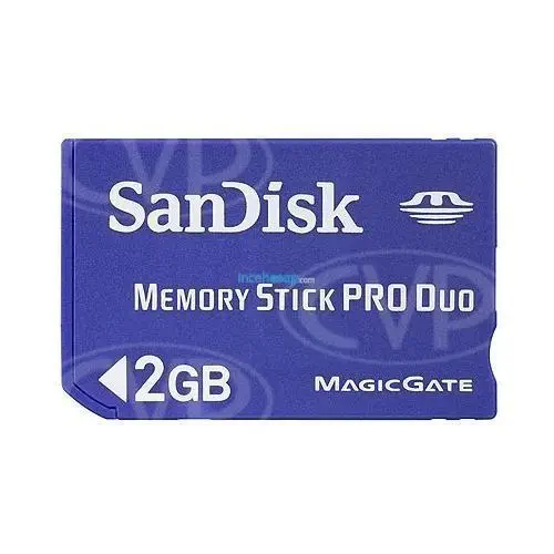 SANDİSK 2 GB MS MEMORY STICK PRO DUO SDMSPD-002G-B35