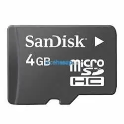 SANDISK 4 GB MICRO SD CARD SDHC