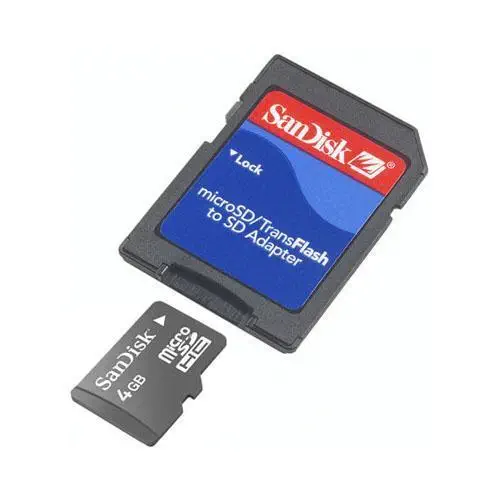 SANDISK 4 GB MICRO SDHC CARD 