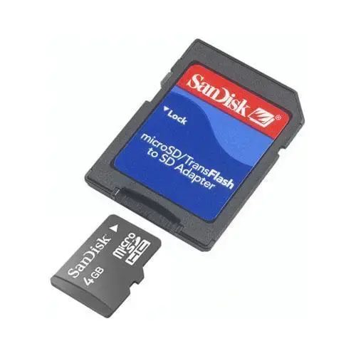 SANDISK 4 GB MICRO SDHC CARD 