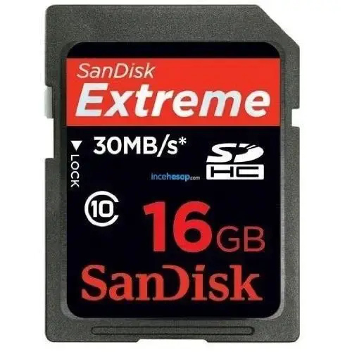 SANDISK 16 GB SD EXTREME III SDHC 