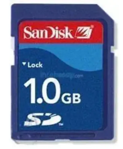 SANDISK 1 GB SD (SECURE DIGITAL) CARD
