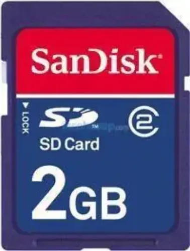 SANDISK 2 GB SD (SECURE DIGITAL) KART