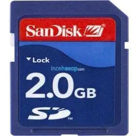 SANDISK 2 GB SD (SECURE DIGITAL) KART