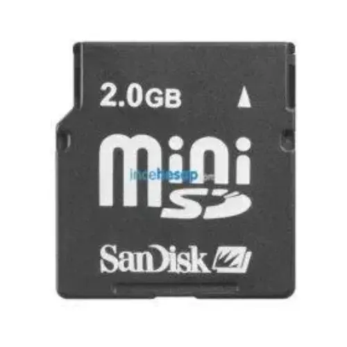 SANDISK 2 GB MINI SD (SECURE DIGITAL) CARD 