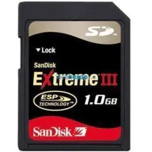 SANDISK 2 GB SD SECURE DIGITAL CARD EXT III 