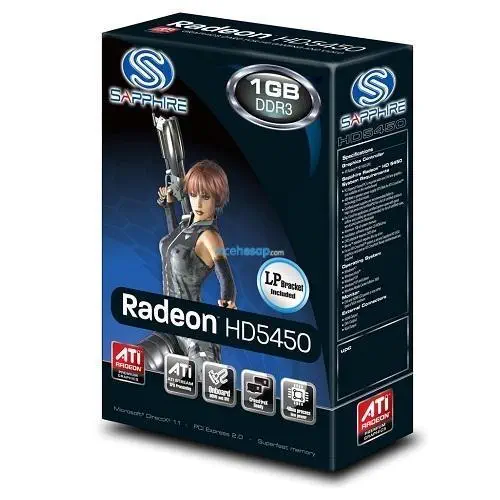 Sapphire Ati HD5450HM (64 Bit) 1/2.8GB Ddr3 Avivo