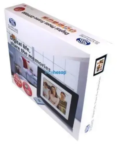 SAPPHIRE DPF080 DİJİTAL FOTOĞRAF ÇERÇEVESI 8″ 4:3 800X600