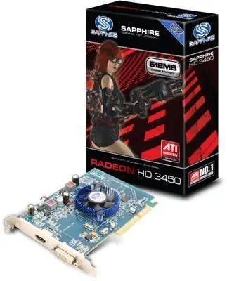 SAPPHIRE ATI HD3450 512 MB DDR2 AVIVO 8X