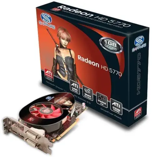 SAPPHIRE ATI HD5770 (128Bit) 1GB GDDR5 AVIVO 16X DUAL