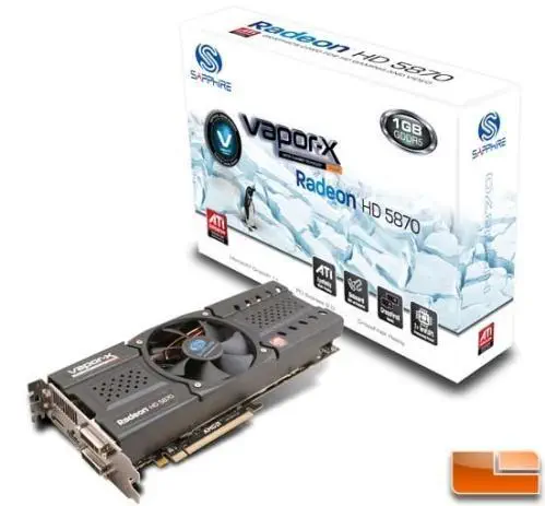 SAPPHIRE ATI HD5870 VAPORX(256Bit)1GB GDDR5 AVIVO