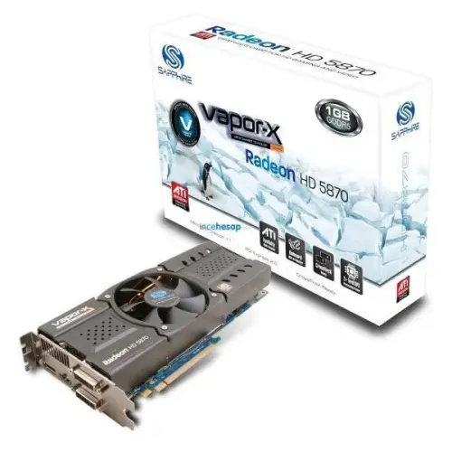 SAPPHIRE ATI HD5870 VAPORX(256Bit)1GB GDDR5 AVIVO 