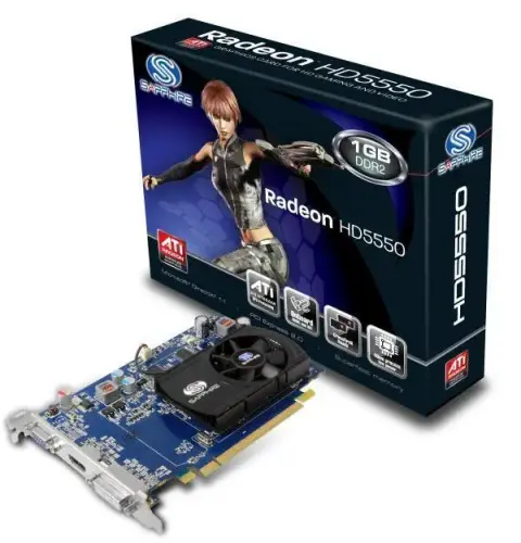 SAPPHIRE ATI HD5550(128Bit)1GB DDR2 AVIVO 16X