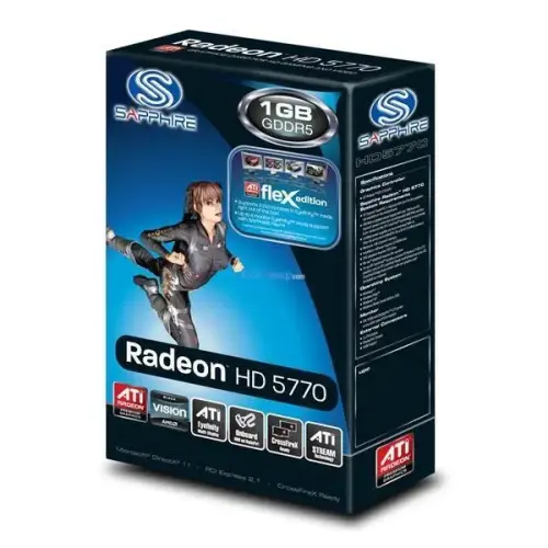 SAPPHIRE ATI HD5770 FLEX (128Bit)1GB GDDR5 AVIVO16