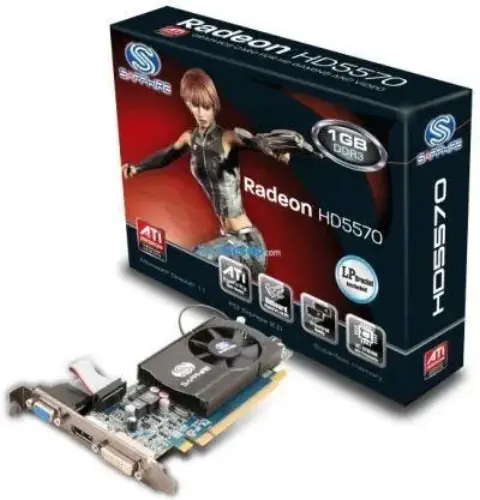 SAPPHIRE ATI HD5570 HM (128Bit) 1GB DDR3 AVIVO