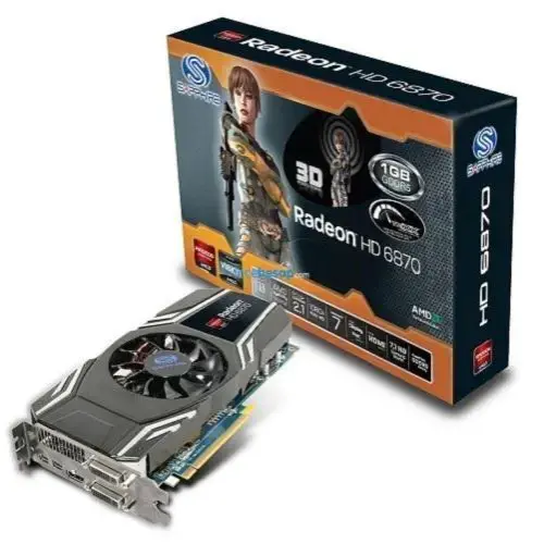 SAPPHIRE ATI HD6870 (256Bit) 1GB GDDR5 AVIV 16X DP