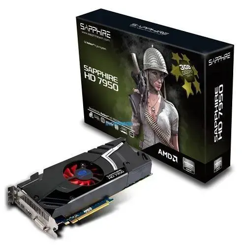 SAPPHIRE AMD HD7950 384Bit 3GB GDDR5 EKRAN KARTI
