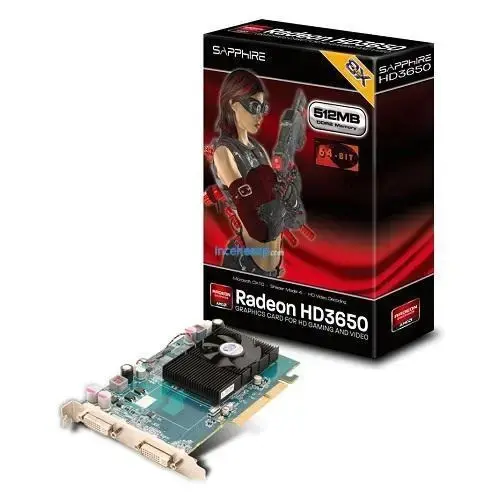 SAPPHIRE AMD HD3650 512MB DDR2 EKRAN KARTI