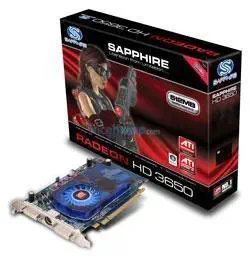SAPPHIRE ATi HD3650 (128Bit) 256MB DDR3 AVIVo 16X