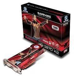 SAPPHIRE ATI HD3870 X2(256Bit)1GB DDR3 AVIVO 16X