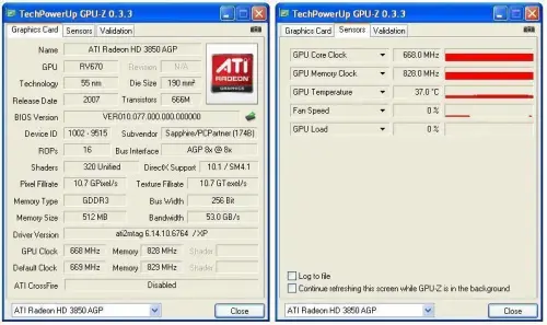 SAPPHIRE ATI HD3850(256Bit)512MB DDR3 AVIVO 8X