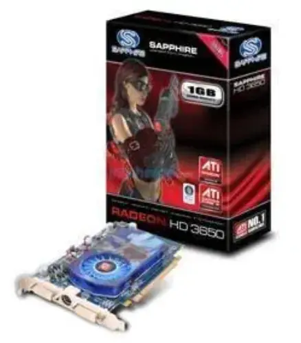 SAPPHIRE ATI Hd3650 (128Bit) 1GB DdR2 AVIVO 16X