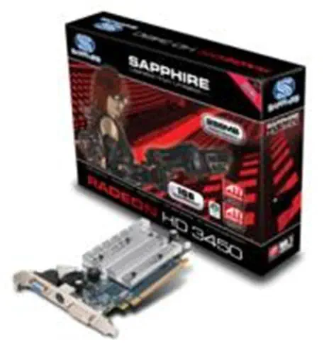 SAPPHIRE ATI HD3450HM (64Bit) 512MB/1GB DDR2 AVIVO