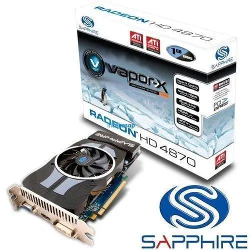 SAPPHIRE ATI HD4870 VAPORX(256Bit)1GB DDR5 AVIVO16X