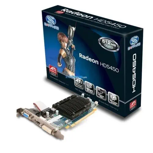 Sapphire Ati HD5450 (64 Bit)512/1GB Ddr3 Ekran Kartı