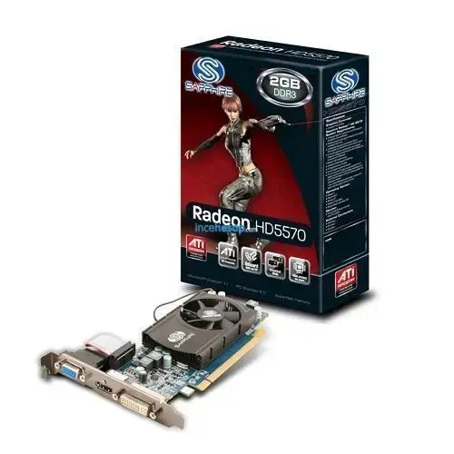 SAPPHIRE ATI HD5570(128BİT)2GB DDR3 AVIVO 16X